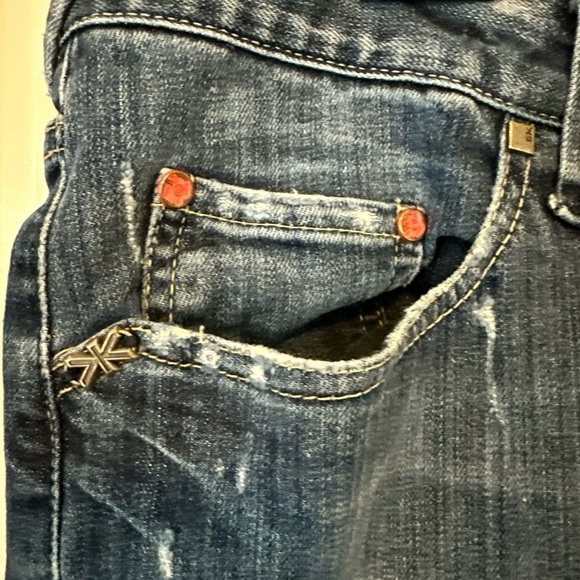 SEAL KAY INDEPENDENT DISTRESSED JEANS, Rahzel, Men’s, Size 34, Made in Italy, - Picture 4 of 16